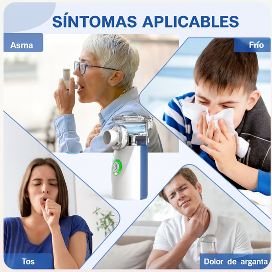 Nebulizador Recargable 2 Máscaras para niños y adultos