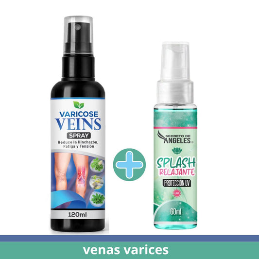 Spray Venas Varices 120 ml  + Regalo Splash Relajante 60 ml